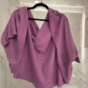 Lavender Wrap 100% cashmere Never Worn